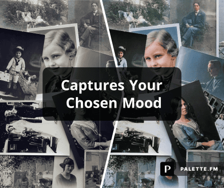 Pallete.fm Unlock the Colors in Your Old Photos