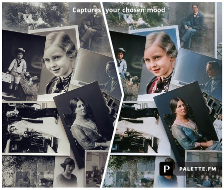 Palette.fm Unlock the Colors in Your Old Photos